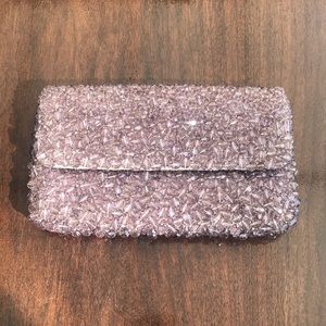 BANANA REPUBLIC Bejeweled Lilac Clutch